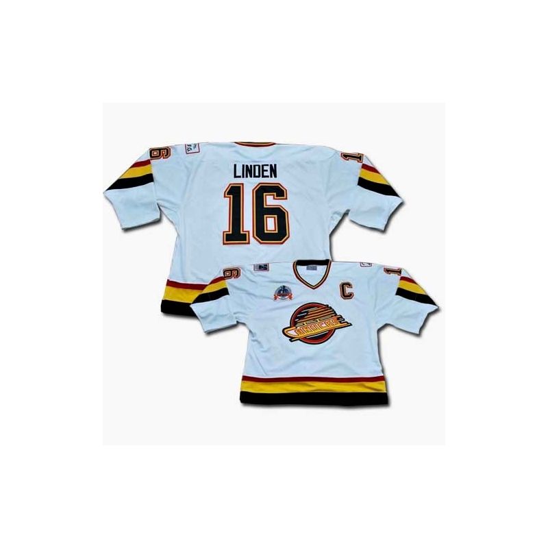 Cheap Trevor Linden Canucks Jersey #16 White Throwback From China Cheap Trevor Linden Canucks Jersey #16 White Throwback From China