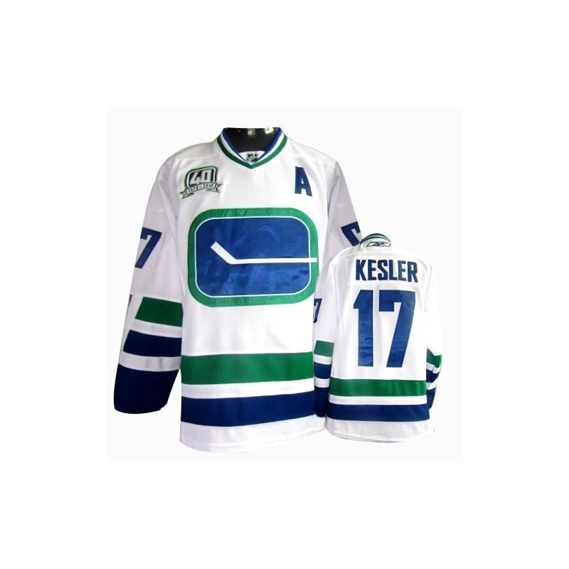 Cheap Ryan Kesler Canucks Jersey #17 White Third With 40TH Patch From China Cheap Ryan Kesler Canucks Jersey #17 White Third With 40TH Patch From China