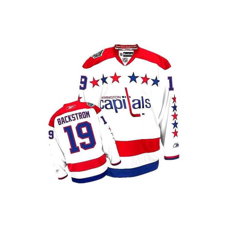 Cheap Nicklas Backstrom Capitals Jersey #19 White 2011 Winter Classic China