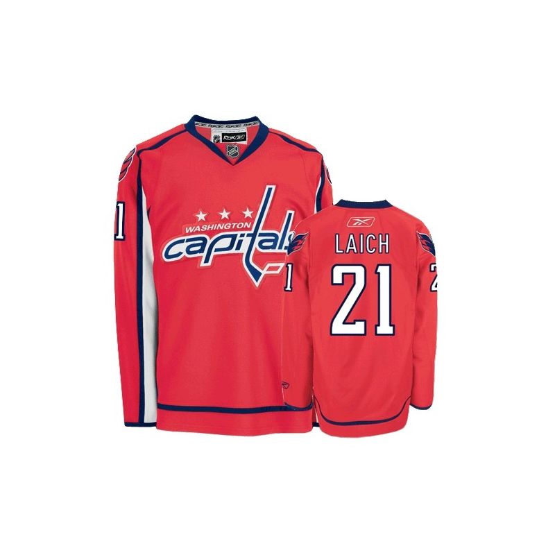 Cheap Brooks Laich Capitals Jersey #21 Red Road From China