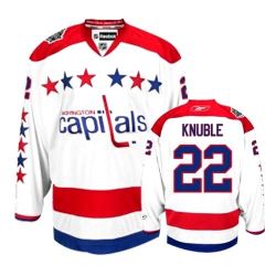 Cheap Mike Knuble Capitals Jersey #22 White 2011 Winter Classic From China