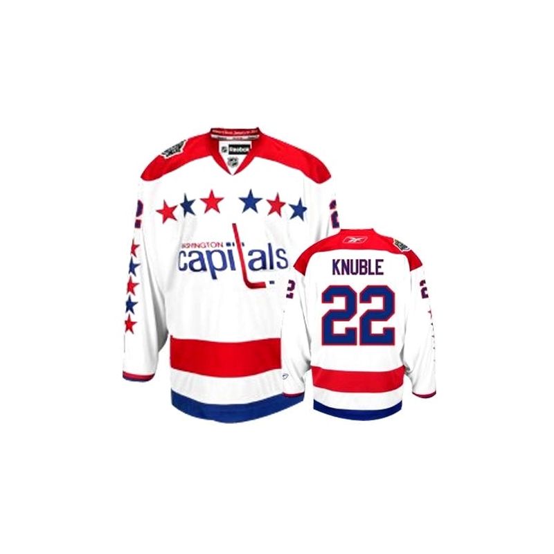 Cheap Mike Knuble Capitals Jersey #22 White 2011 Winter Classic From China