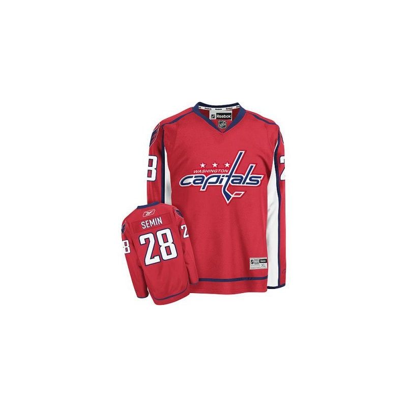 Cheap Alexander Giroux Capitals Jersey #28 Red From China