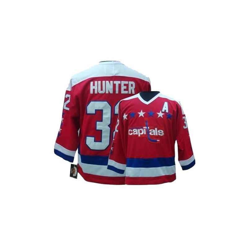 Cheap Hunter Throwback Capitals Jersey #32 Red From China