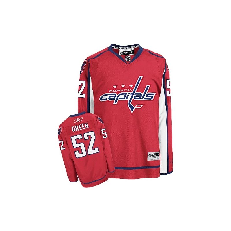 Cheap Mike Green Capitals Jersey #52 Red From China