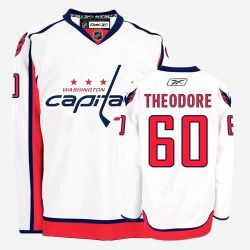 Cheap Jose Theodore Capitals Jersey #60 White Road From China