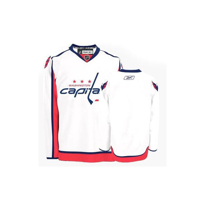 Cheap Capitals Blank Jersey White From China