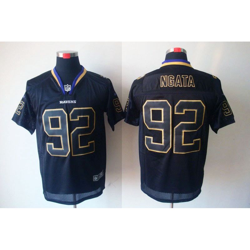 Cheap Haloti Ngata Ravens Jersey #92 New Black From China Lights Out