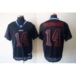 Cheap Ryan Fitzpatrick Bills Jersey #14 New Black From China Lights Out