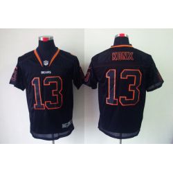 Cheap Johnny Knox Bears Jersey #13 New Black From China Lights Out