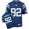 Cheap Jerry Hughes Colts Jersey #92 Blue From China