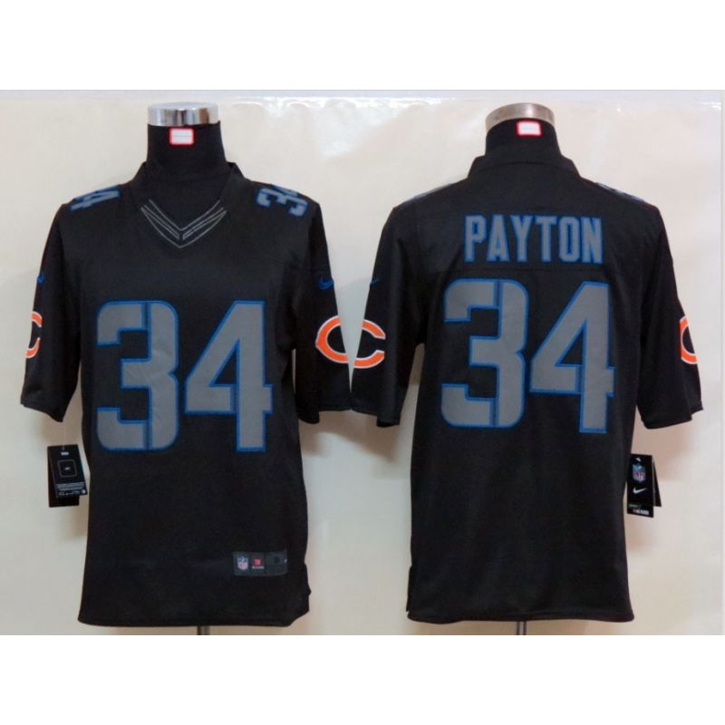 Cheap Walter Payton Bears Jersey #34 New Black From China Impact Limited Cheap Walter Payton Bears Jersey #34 New Black From China Impact Limited