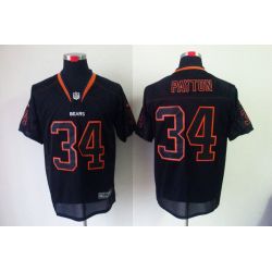 Cheap Walter Payton Bears Jersey #34 New Black From China Lights Out