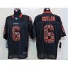 Cheap Jay Cutler Bears Jersey #6 New Black Lights Out teamlogo-decorated
