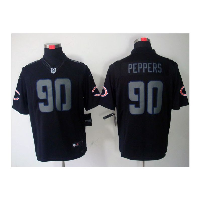 Cheap Julius Peppers Bears Jersey #90 New Black From China Impact Limited Cheap Julius Peppers Bears Jersey #90 New Black From China Impact Limited