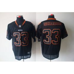 Cheap Trent Richardson Browns Jersey #33 New Black From China Lights Out