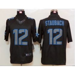 Cheap Roger Staubach Cowboys Jersey #12 New Black From China Impact Limited