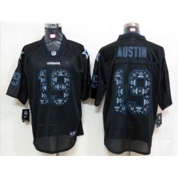 Cheap Miles Austin Cowboys Jersey #19 New Black Lights Out teamlogo-decorated