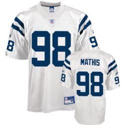 Cheap Robert Mathis Colts Jersey #98 White From China