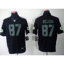 Cheap Jordy Nelson Packers Jersey #87 New Black From China Impact Limited