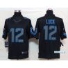 Cheap Andrew Luck Colts Jersey #12 New Black From China Impact Limited