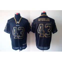 Cheap Darren Sproles Saints Jersey #43 New Black From China Lights Out