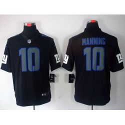 Cheap Eli Manning Giants Jersey #10 New Black From China Impact Limited