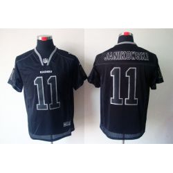 Cheap Sebastian Janikowski Raiders Jersey #11 New Black From Lights Out