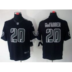 Cheap Darren McFadden Raiders Jersey #20 New Black From China Impact Limited