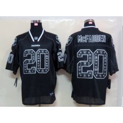 Cheap Darren McFadden Raiders Jersey #20 Lights Out teamlogo-decorated