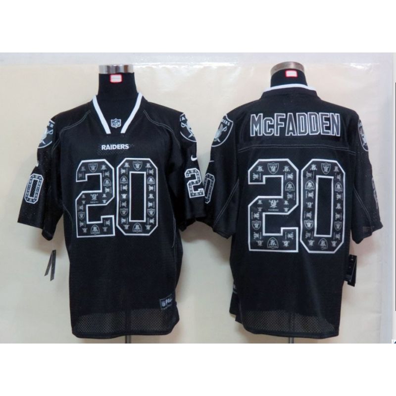 Cheap Darren McFadden Raiders Jersey #20 Lights Out teamlogo-decorated Cheap Darren McFadden Raiders Jersey #20 Lights Out teamlogo-decorated
