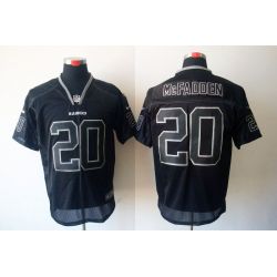 Cheap Darren McFadden Raiders Jersey #20 New Black From China Lights Out