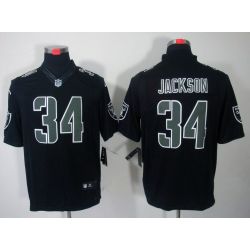 Cheap Bo Jackson Raiders Jersey #34 New Black From China Impact Limited