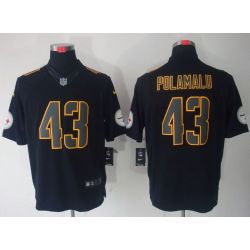 Cheap Troy Polamalu Steelers Jersey #43 New Black From China Impact Limited