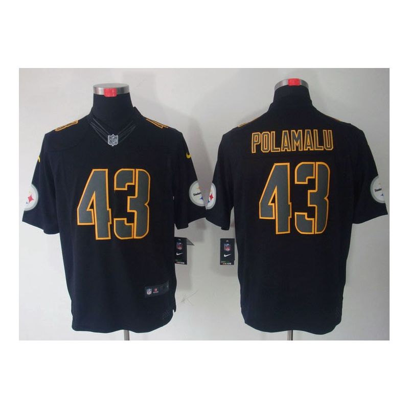 Cheap Troy Polamalu Steelers Jersey #43 New Black From China Impact Limited Cheap Troy Polamalu Steelers Jersey #43 New Black From China Impact Limited