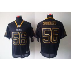 Cheap LaMarr Woodley Steelers Jersey #56 New Black From China Lights Out