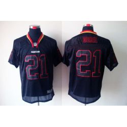 Cheap Frank Gore 49ers Jersey #21 New Black From China Lights Out