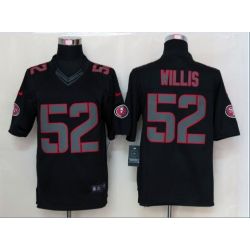 Cheap Patrick Willis 49ers Jersey #52 New Black From China Impact Limited