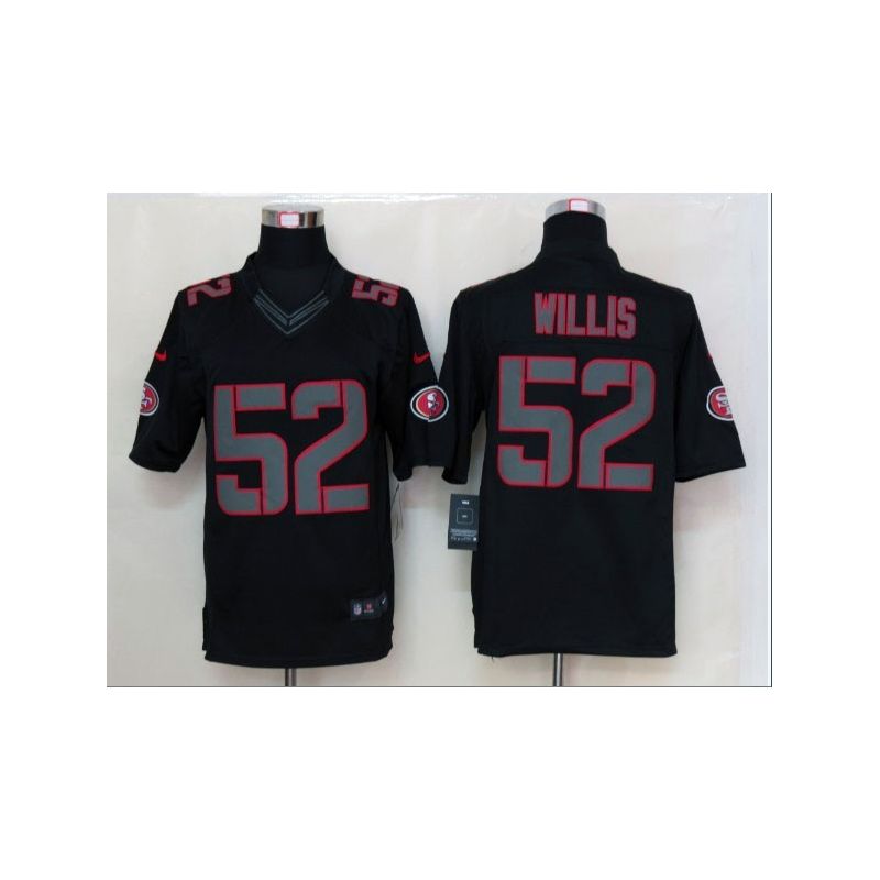 Cheap Patrick Willis 49ers Jersey #52 New Black From China Impact Limited Cheap Patrick Willis 49ers Jersey #52 New Black From China Impact Limited