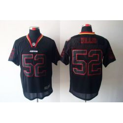 Cheap Patrick Willis 49ers Jersey #52 New Black From China Lights Out