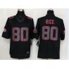 Cheap Jerry Rice 49ers Jersey #80 New Black From China Impact Limited