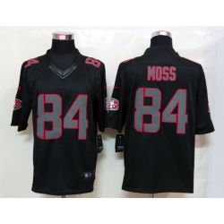 Cheap Randy Moss 49ers Jersey #84 New Black From China Impact Limited