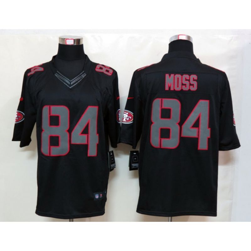 Cheap Randy Moss 49ers Jersey #84 New Black From China Impact Limited Cheap Randy Moss 49ers Jersey #84 New Black From China Impact Limited