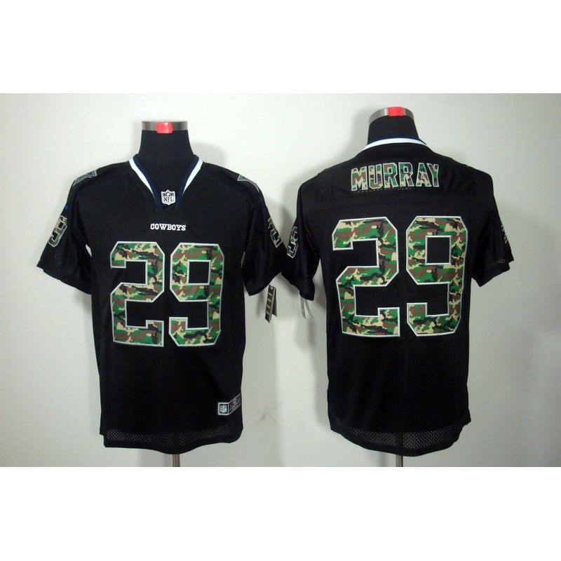 Cheap Demarco Murray Cowboys Camo Fashion Jersey #29 Black From China