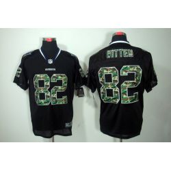 Cheap Jason Witten Cowboys Camo Fashion Jersey #82 Black From China