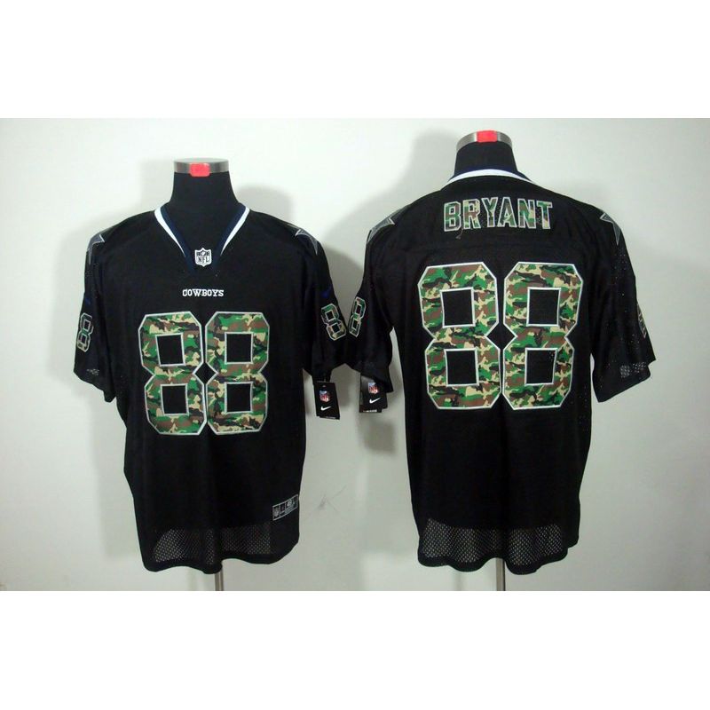 Cheap Dez Bryant Cowboys Camo Fashion Jersey #88 Black From China