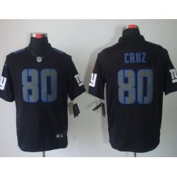 Cheap Victor Cruz Giants Jersey #80 Black From China Impact Limited