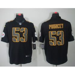 Cheap Maurkice Pouncey Steelers Jersey #53 Black From China Impact Limited