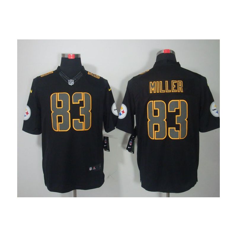 Cheap Heath Miller Steelers Jersey #83 Black From China Impact Limited Cheap Heath Miller Steelers Jersey #83 Black From China Impact Limited