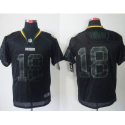 Cheap Randall Cobb Packers Jersey #18 Black From China Lights Out